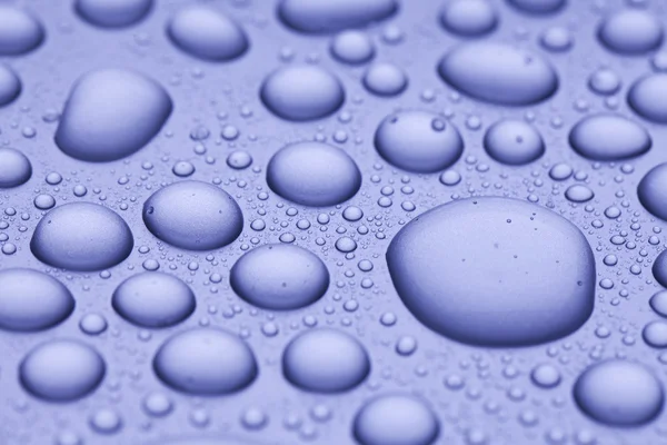 Gotas de agua dulce, patrón azul — Foto de Stock