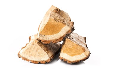 pile of firewood isolated on a white background clipart