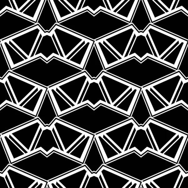 Geometrisches lineares Ornament. Perfekt für textile Projekte. Nahtloser Vektormuster-Hintergrund. lizenzfreie Stockillustrationen