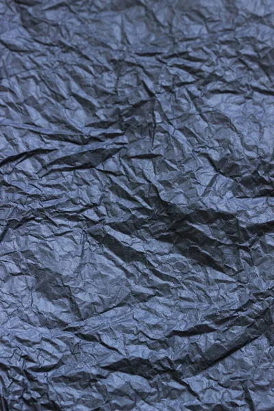 Background from crumpled black or gray paper. — Stock Photo, Image