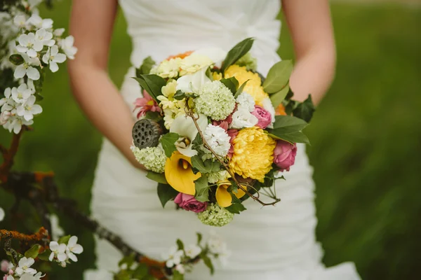 Strauß Hochzeitsblumen — Stockfoto