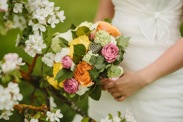 Μπουκέτο λουλούδια γάμου — Φωτογραφία Αρχείου