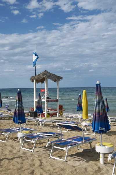 Lido Morelli Italia Septiembre 2020 Vista Del Club Playa Lido — Foto de Stock