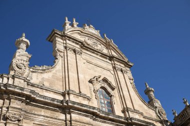 Monopoli, İtalya - 4 Eylül 2020: Monopoli Katedrali