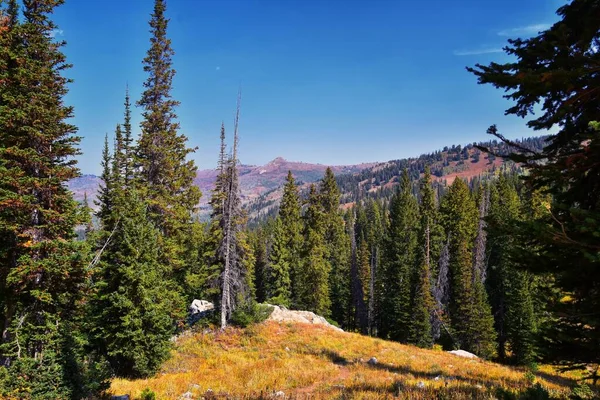 Lake Mary Marth Catherine Views Hiking Trail Sunset Peak Great — Stock Photo, Image