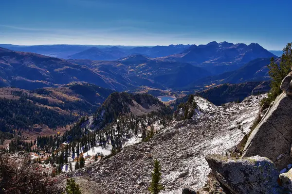 Blick Auf Die Berglandschaft Des Lone Peak Wilderness Vom White — Stockfoto