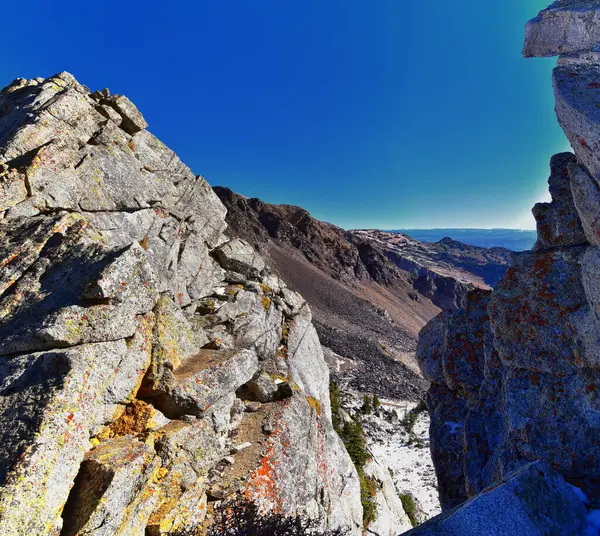 Blick Auf Die Berglandschaft Des Lone Peak Wilderness Vom White — Stockfoto