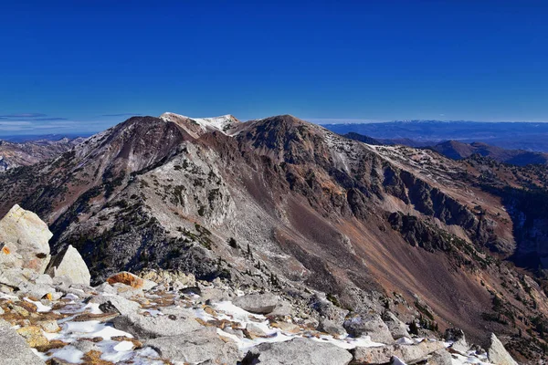 Blick Auf Die Berglandschaft Des Lone Peak Wilderness Vom White — Stockfoto