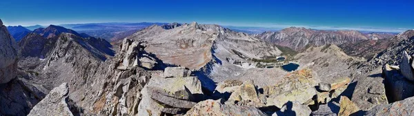 View Pfeifferhorn Peak Lone Peak Wilderness Mountain Landscape White Baldy — Stock Fotó