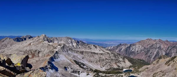 Вид Вершину Пфайфферхорну Гірський Ландшафт Лоун Пік Від Вайт Бальді — стокове фото