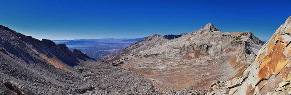 Majestueus Uitzicht Het Berglandschap Phelps Canyon Lone Peak Wilderness Box — Stockfoto
