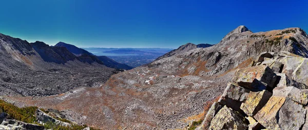 Магічний Гірський Краєвид Phelps Canyon Lone Peak Wilderness Box Elder — стокове фото