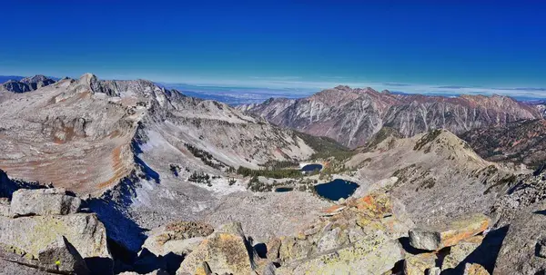 Red Pine Lake Berglandschap Schilderachtig Uitzicht Van White Baldy Pfeifferhorn — Stockfoto