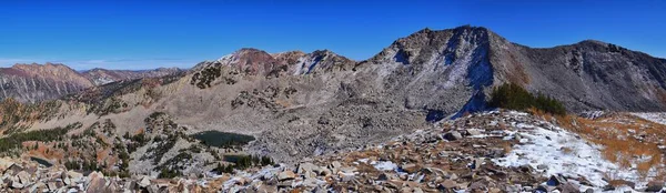 Red Pine Lake Views Trail Mountain Landscape Salt Lake Valley — Stock Fotó