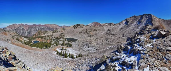 Red Pine Lake Views Trail Mountain Landscape Salt Lake Valley — Photo