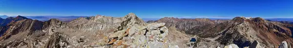 Red Pine Lake Views Trail Mountain Landscape Salt Lake Valley — Stock Fotó