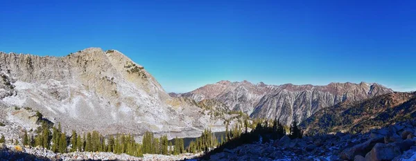 White Pine Lake Views Trail Mountain Landscape Salt Lake Valley — Stock Fotó