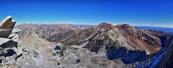 White Pine Lake Blick Von Der Trail Berglandschaft Richtung Salt — Stockfoto