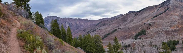 Provo Peak Mountain Views Looking Top Rock Canyon Slide Canyon — Stock Photo, Image
