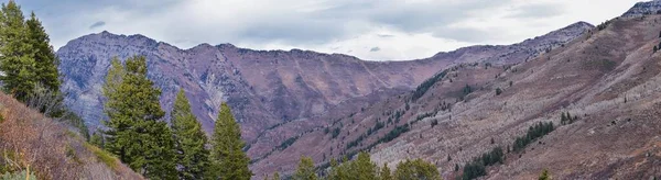 Provo Peak Mountain Views Looking Top Rock Canyon Slide Canyon — Stock Photo, Image