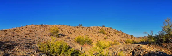 Phoenix Centrum Från South Mountain Park Och Reservat Pima Canyon — Stockfoto