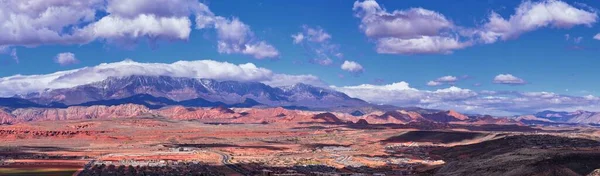 Shinob Kibe Θέα Μονοπάτι Πεζοπορίας Mesa Θέα Washington City Από — Φωτογραφία Αρχείου