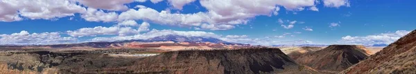 Vue Sur Sentier Randonnée Shinob Kibe Mesa Surplombant Washington City — Photo