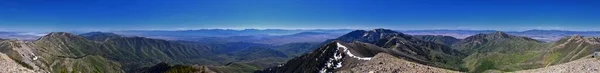 Lowe Peak Kilátás Nyílik Oquirrh Tartomány Felé Salt Lake Valley — Stock Fotó