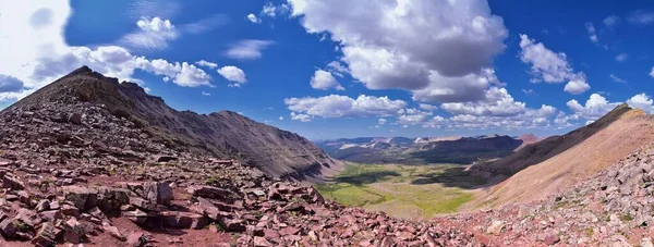 Kings Peak Panoramic Vista Views Uintah Rocky Mountains Henrys Fork — Fotografia de Stock