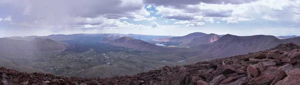 Пейзаж Панорамою Kings Peak Горах Юнта Скелясті Гори Від Пішохідного — стокове фото