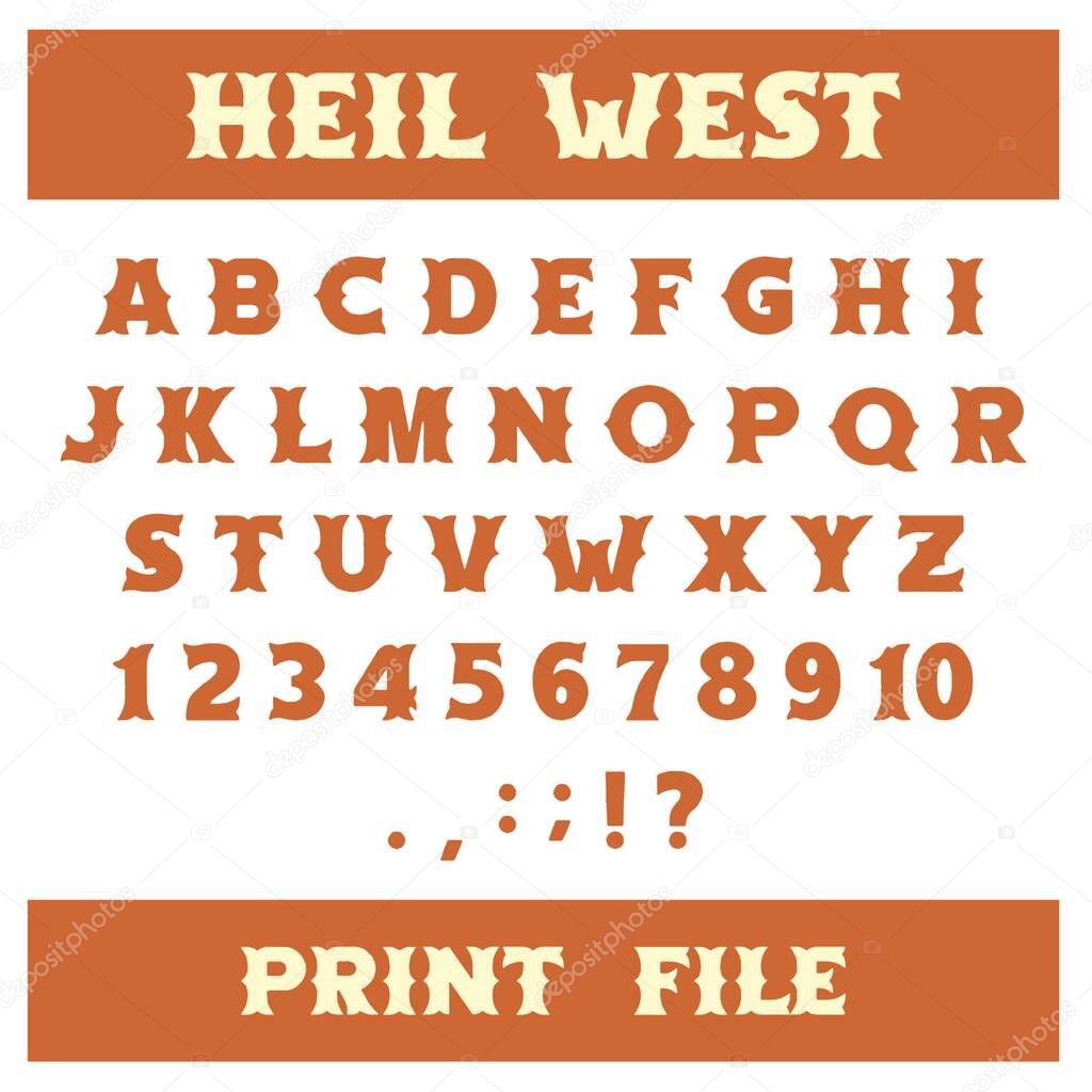 Alphabet letters font set. typography font with trendy letters thin, bold, uppercase, lowercase and numbers. vector illustration.