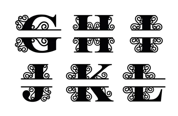 Download 143 Split Monogram Fonts Vector Images Free Royalty Free Split Monogram Fonts Vectors Depositphotos