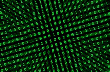 Yeşil renklendirme filtresi uygulanmış yakalanan rasgele ikili set