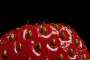 Çileğin ayrıntılı görünümü