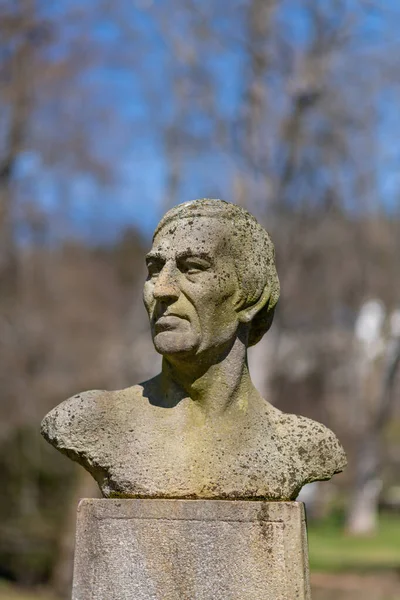 Bust Art Gardener Botanist Spa Town Founder Later Mayor Vaclav — Stock Photo, Image