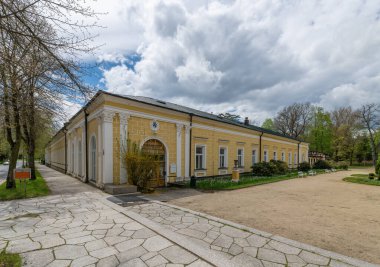 Çek spa kenti Frantiskovy Lazne 'nin (Franzensbad) spa mimarisi - Çek Cumhuriyeti