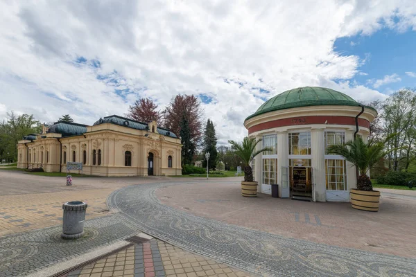 Paviljoen Van Francis Minerale Bron Pramen Frantisek Het Tsjechisch Franzensquelle — Stockfoto