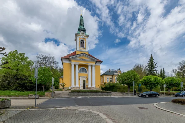 Catholic Church Exaltation Holy Cross Empire Style Great Czech Spa — Stock Photo, Image