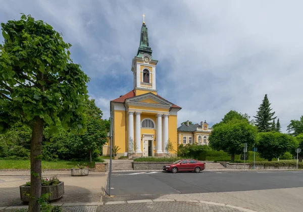 Architecture Center Famous Great Czech Spa City Frantiskovy Lazne Franzensbad — Stock Photo, Image