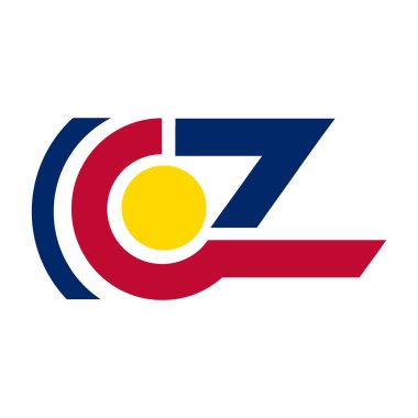 En iyi iş sembolünüz için modern tarzda yaratıcı modern tasarım harfi OZ. Vektör illüstrasyon EPS.8 EPS.10