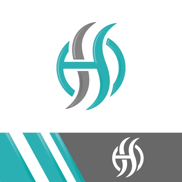 Cerc Modern Sportiv Literă Logo Design Inițial Vector Grafic Concept — Vector de stoc