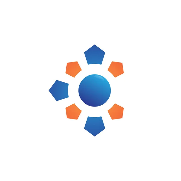 Projekt Symbolu Ozdoby Klasyczne Eleganckie Projekty Logo Dla Przemysłu Biznesu — Wektor stockowy