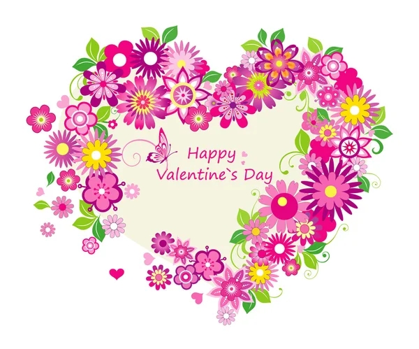 Valentines day card — Stock Vector