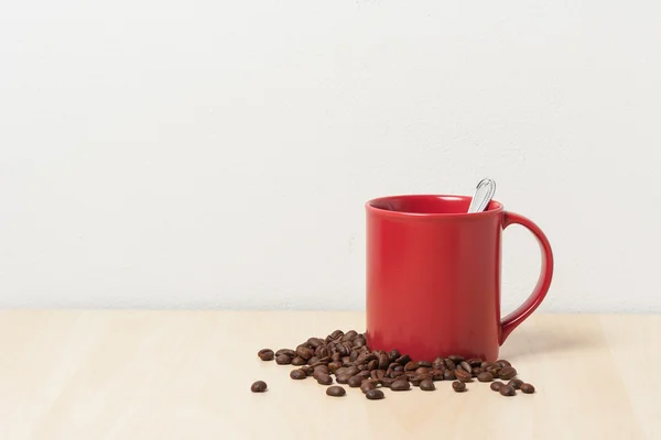 Taza de café rojo — Foto de Stock