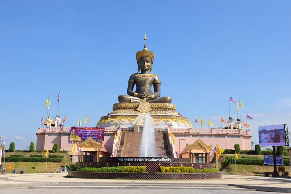 Zwarte Boeddha in Petchabun — Stockfoto