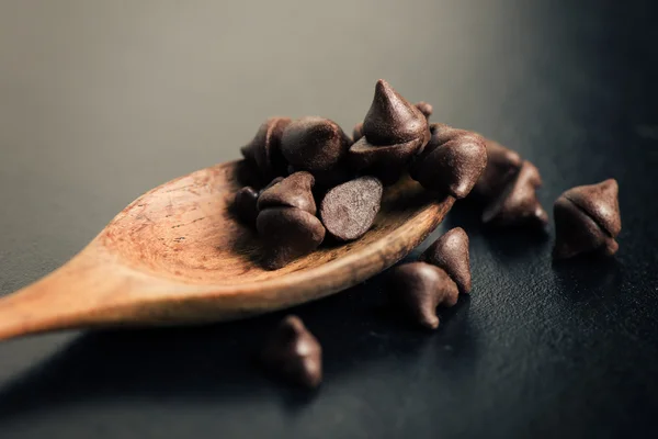 Closeup čokoláda čip — Stock fotografie