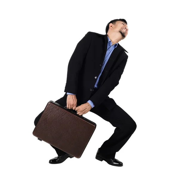 Thai businessman in action — Stock Photo, Image