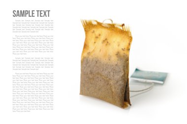 kullanılan çay poşeti