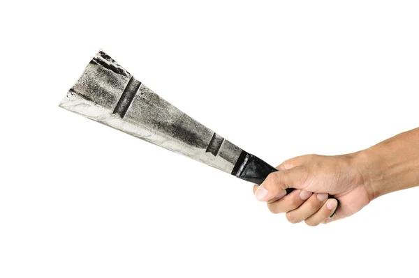 Grande faca na mão — Fotografia de Stock