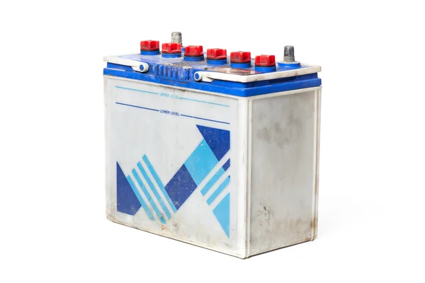 Alte Autobatterie — Stockfoto